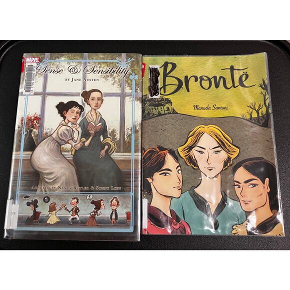 Graphic Novels Marvel’s Sense and Sensibility + Bronte Santoni Ex-Library Copies - Picture 1 of 7
